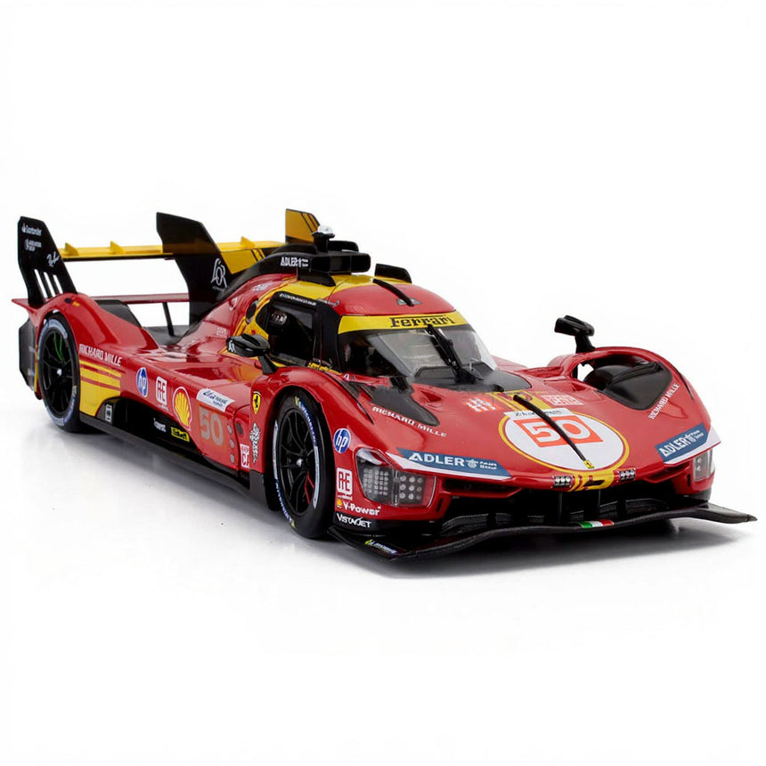 Bburago 1:18 Ferrari 499P 3.0L Turbo Team AF Corse #50 Winner 24h Le Mans 2024