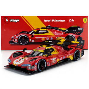Bburago 1:18 Ferrari 499P 3.0L Turbo Team AF Corse #50 Winner 24h Le Mans 2024
