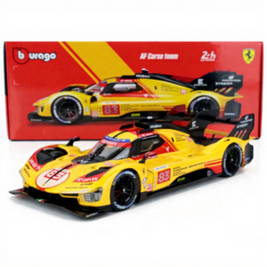 Bburago 1:18 Ferrari 499P 3.0L Turbo V6 Team AF Corse #83 24h Le Mans 2024