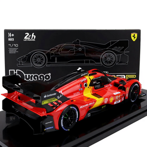 Bburago 1:18 Ferrari 499P 3.0L Turbo  AF Corse #51 Winner 24h Le Mans 2023 Case