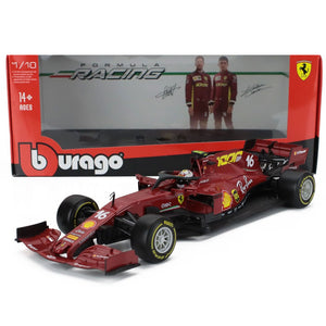 Bburago 1:18 Ferrari F1 SF1000 Charles Leclerc #16 Austrian GP 2020 Model Car