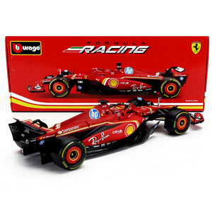Burago 1:18 Ferrari F1 SF24 Charles Leclerc #16 Season 2024 Model Car