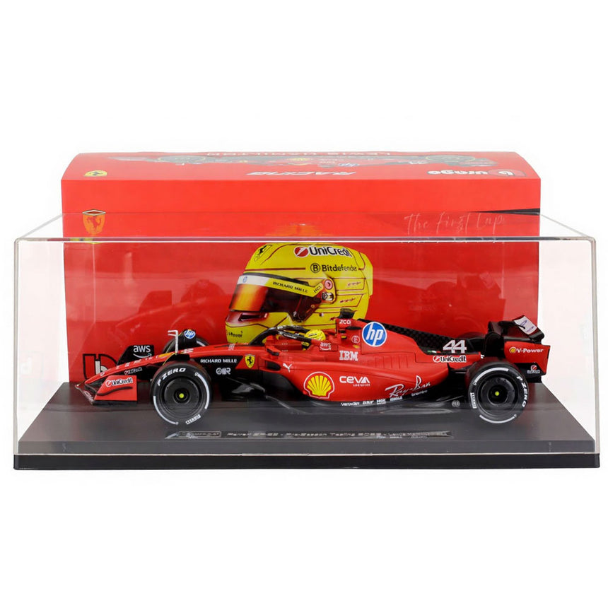 Bburago 1:18 Ferrari F1 SF23 Lewis Hamilton #44 Fiorano 2025 Showcase Model Car
