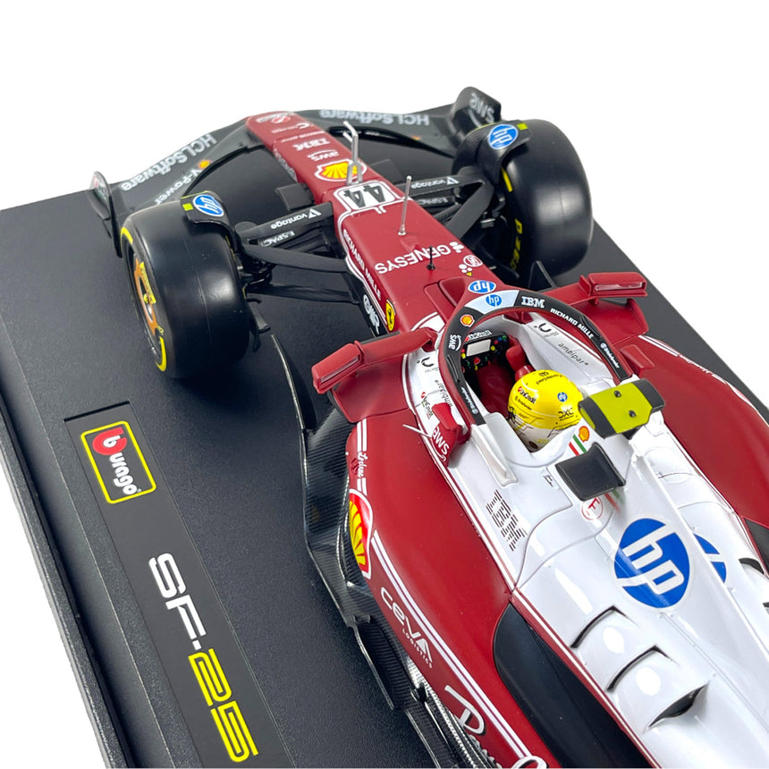 Bburago 1:18 Scale Scuderia Ferrari SF25 #44 Hamilton Monza GP Model Car
