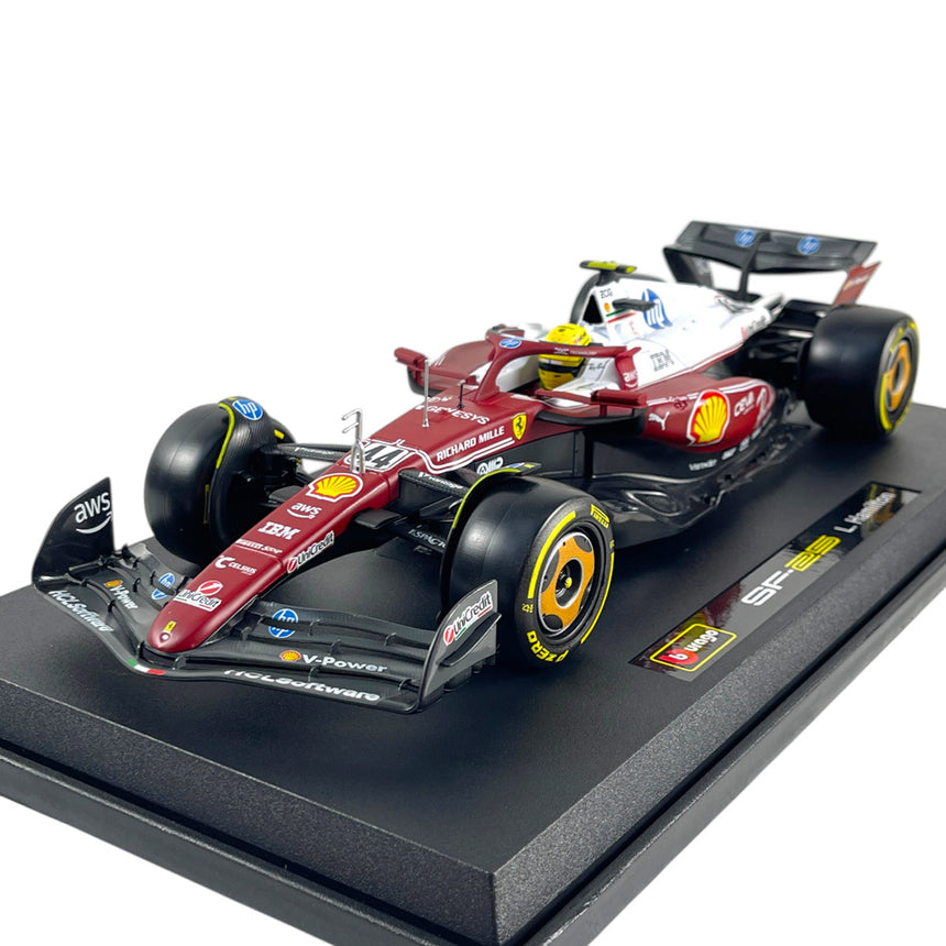 Bburago 1:18 Scale Scuderia Ferrari SF25 #44 Hamilton Monza GP Model Car