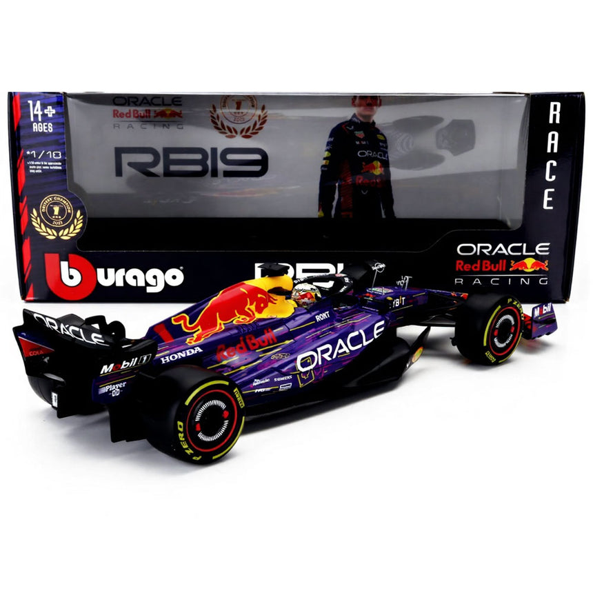 Bburago 1:18 Red Bull F1 RB19 Max Verstappen #1 WINNER VEGAS GP 2023 Model Car