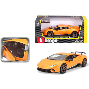 Bburago 1:24 Lamborghini Huracan Performante | Orange Model Car