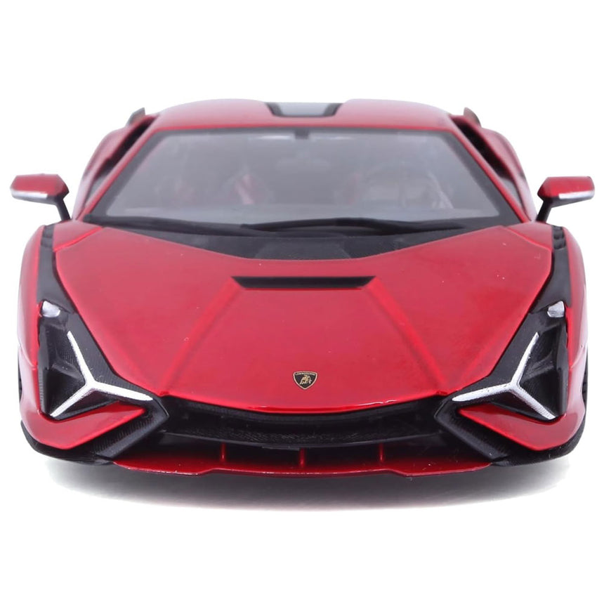 Bburago 1:24 Lamborghini Sian FKP 37 | Red Model Car