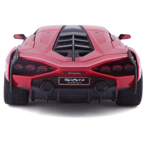 Bburago 1:24 Lamborghini Sian FKP 37 | Red Model Car