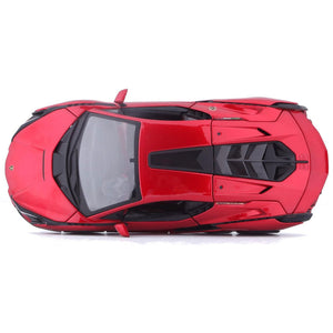Bburago 1:24 Lamborghini Sian FKP 37 | Red Model Car