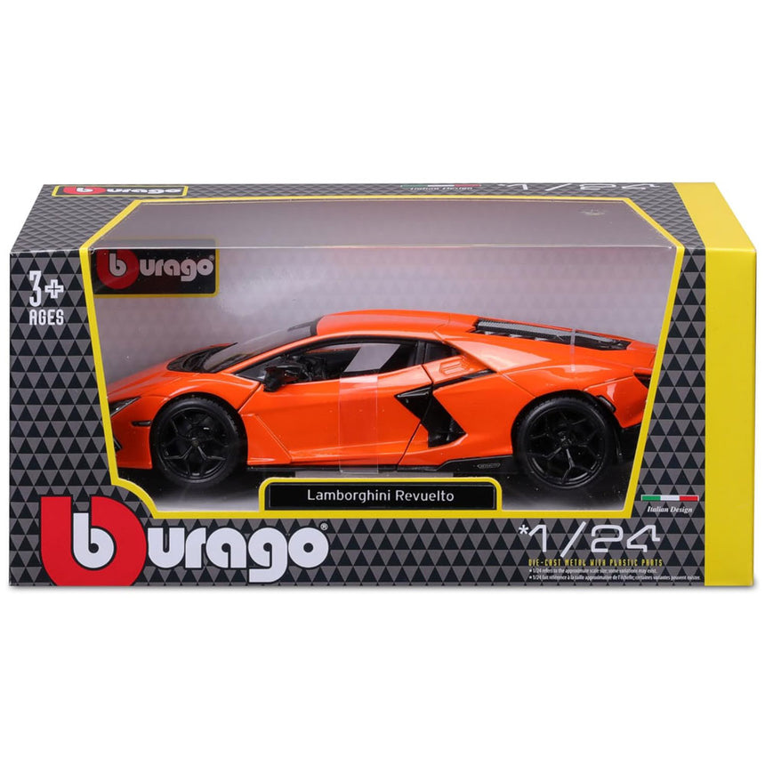 Bburago 1:24 Lamborghini Revuelto | Orange Model Car
