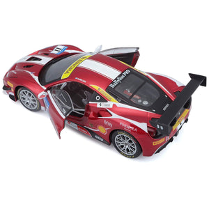 Bburago 1/24 Ferrari 488 Challenge #11 Racing 2017 Die Cast Model Car