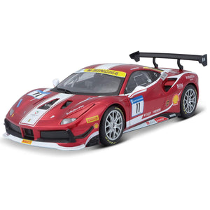 Bburago 1/24 Ferrari 488 Challenge #11 Racing 2017 Die Cast Model Car