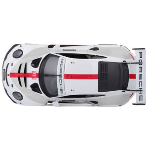 Bburago 1/24 Porsche 911 RSR Motorsport White Livery Diecast Model Car