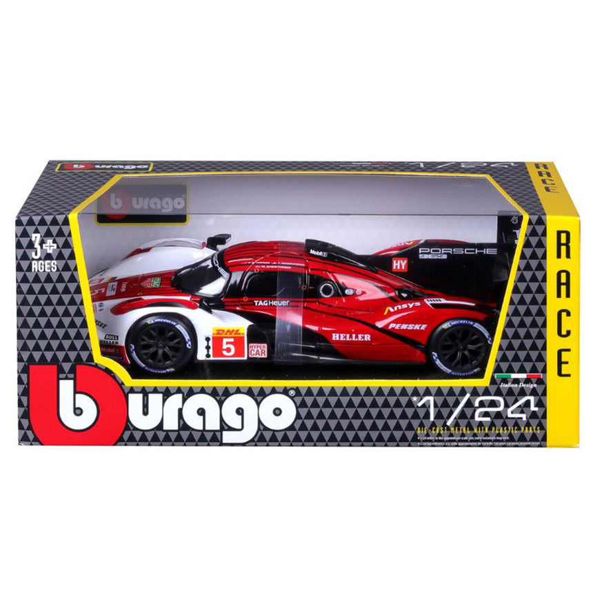 Bburago 1/24 Porsche 963 #5 LeMans Hypercar Die Cast Metal Model