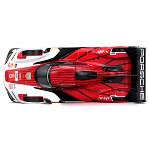 Bburago 1/24 Porsche 963 #5 LeMans Hypercar Die Cast Metal Model