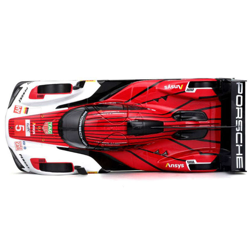 Bburago 1/24 Porsche 963 #5 LeMans Hypercar Die Cast Metal Model