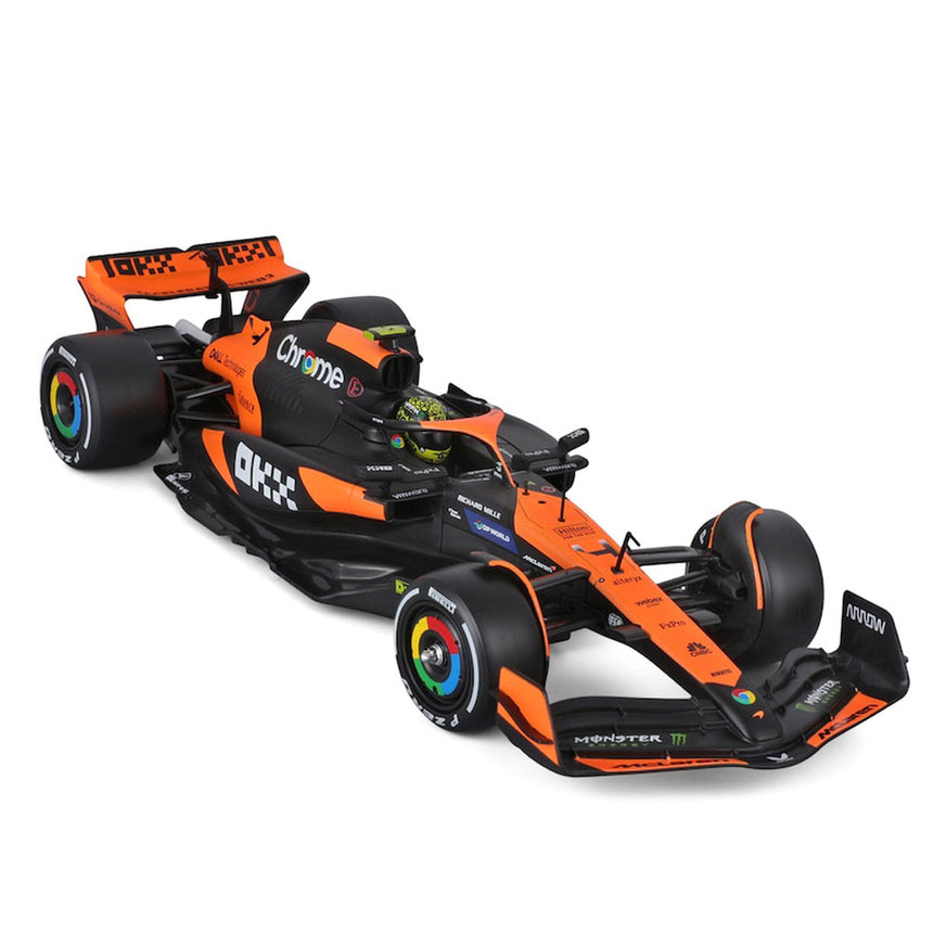 Bburago 1:24 McLaren MCL38 Miami Grand Prix 2024 Lando Norris Model Car