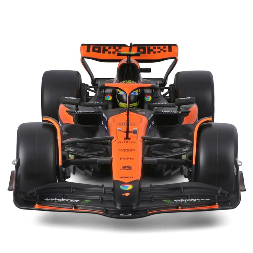 Bburago 1:24 McLaren MCL38 Miami Grand Prix 2024 Lando Norris Model Car