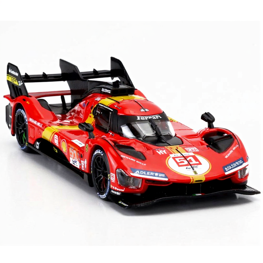 Bburago 1:43 Ferrari 499P 3.0L Turbo Team AF Corse #51 Winner 24h Le Mans 2023