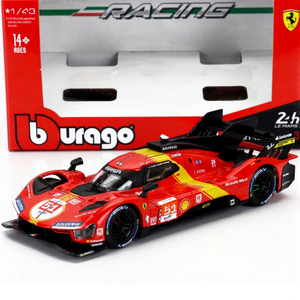 Bburago 1:43 Ferrari 499P 3.0L Turbo Team AF Corse #51 Winner 24h Le Mans 2023
