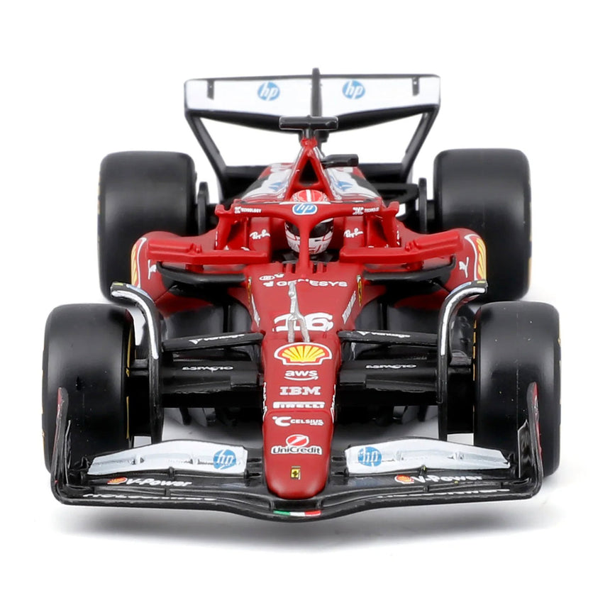 Bburago 1:43 Scale Ferrari SF-25 2025 #16 Charls Leclerc Display Case Model Car