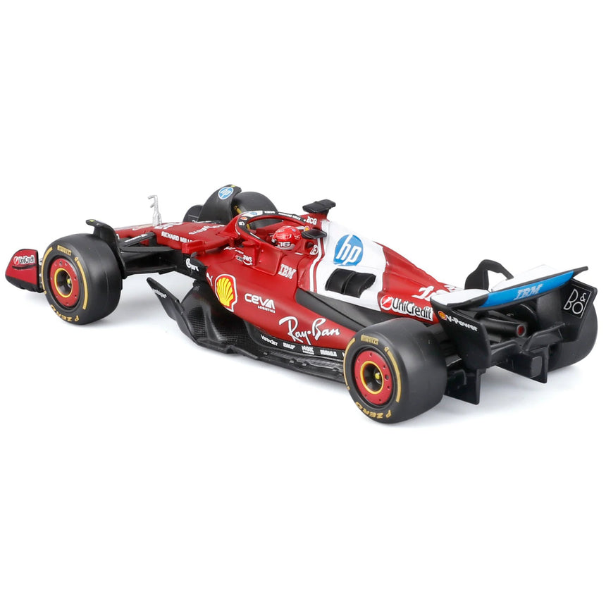 Bburago 1:43 Scale Ferrari SF-25 2025 #16 Charls Leclerc Display Case Model Car