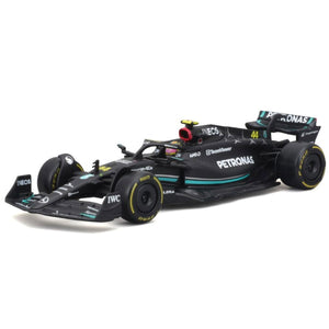 Bburago 1/43 Mercedes AMG Petronas 2023 #44 Lewis Hamilton Display Case Model