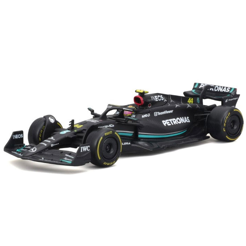 Bburago 1/43 Mercedes AMG Petronas 2023 #44 Lewis Hamilton Display Case Model