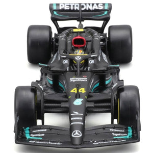 Bburago 1/43 Mercedes AMG Petronas 2023 #44 Lewis Hamilton Display Case Model