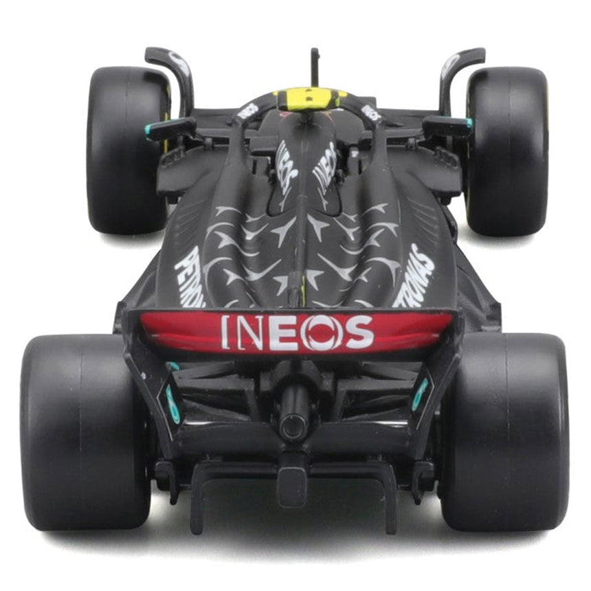 Bburago 1/43 Mercedes AMG Petronas 2023 #44 Lewis Hamilton Display Case Model