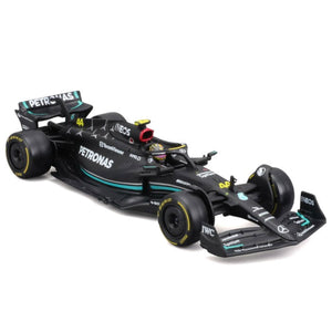 Bburago 1/43 Mercedes AMG Petronas 2023 #44 Lewis Hamilton Display Case Model