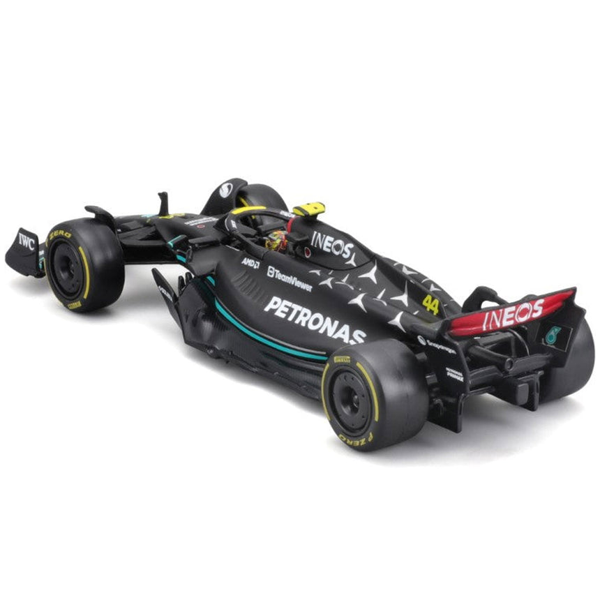 Bburago 1/43 Mercedes AMG Petronas 2023 #44 Lewis Hamilton Display Case Model