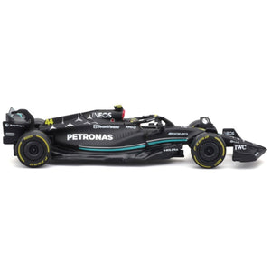 Bburago 1/43 Mercedes AMG Petronas 2023 #44 Lewis Hamilton Display Case Model