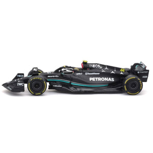 Bburago 1/43 Mercedes AMG Petronas 2023 #44 Lewis Hamilton Display Case Model