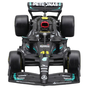 Burago 1/43 Mercedes AMG Petronas F1 Team Lewis Hamilton Window Box Model