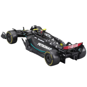 Burago 1/43 Mercedes AMG Petronas F1 Team Lewis Hamilton Window Box Model