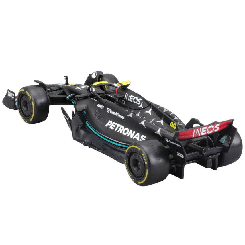 Burago 1/43 Mercedes AMG Petronas F1 Team Lewis Hamilton Window Box Model