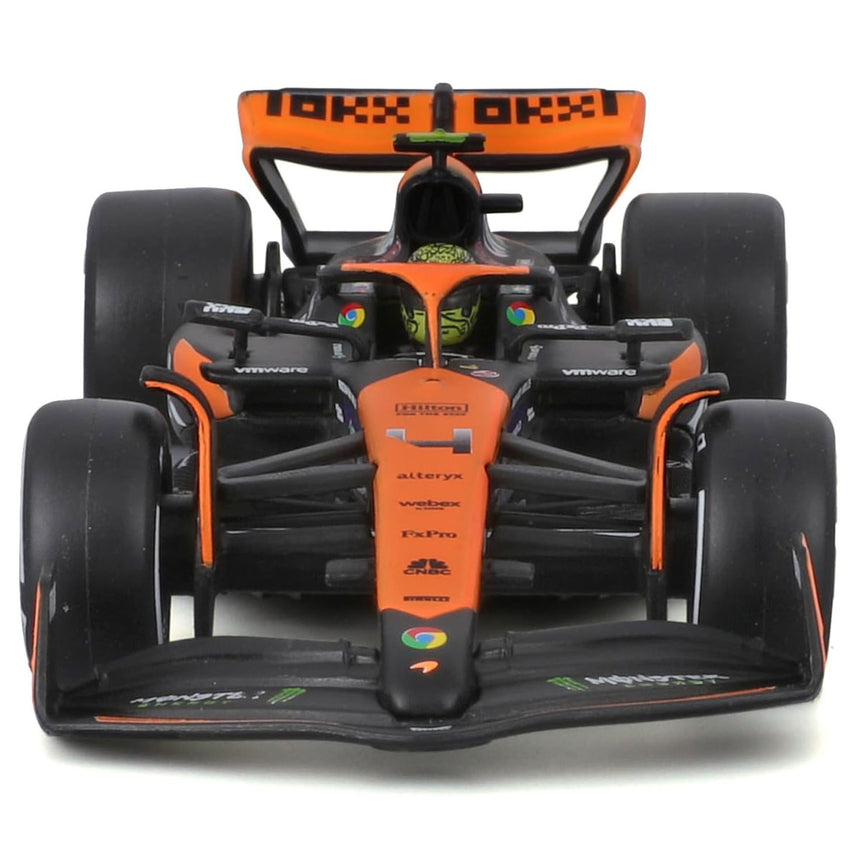 1:43 Burago Mclaren F1 MCL38 Miami Grand Prix 2024 Diecast Car Model