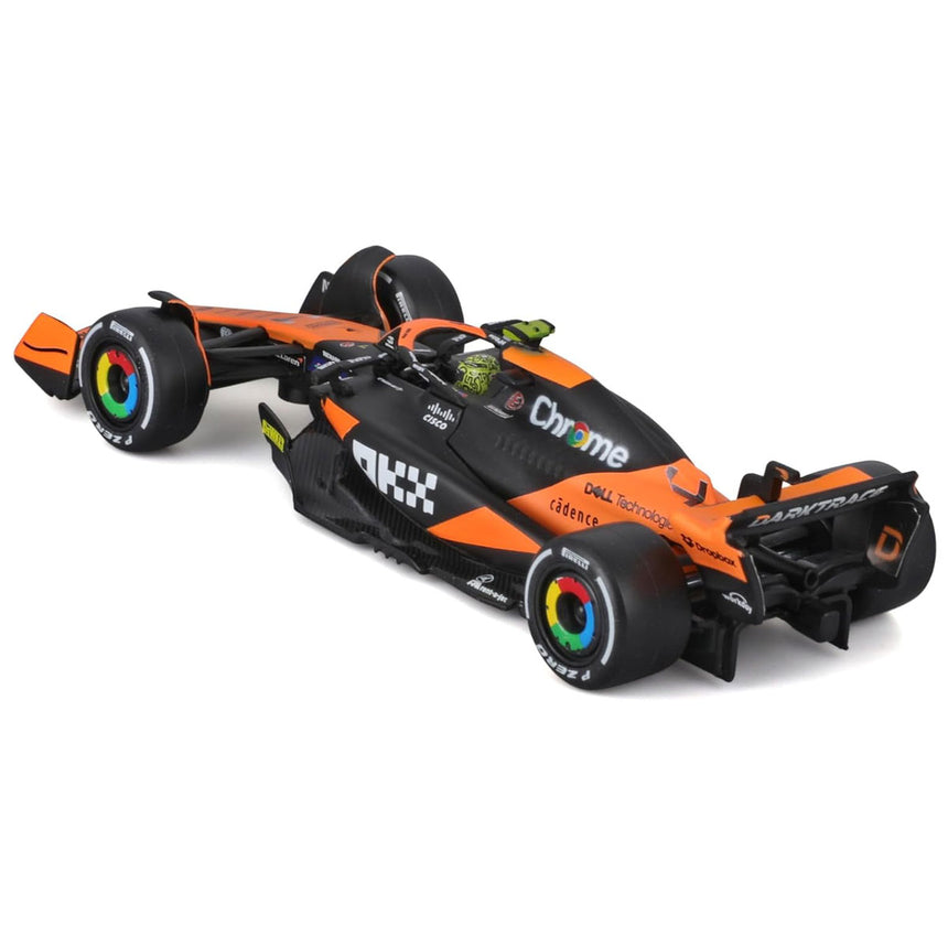 1:43 Burago Mclaren F1 MCL38 Miami Grand Prix 2024 Diecast Car Model