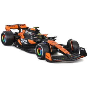 1:43 Burago Mclaren F1 MCL38 Miami Grand Prix 2024 Diecast Car Model
