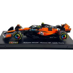 Bburago 1:43 Scale Mclaren MCL39 #4 Lando Norris Monaco GP Diecast Model Car