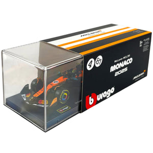 Bburago 1:43 Scale Mclaren MCL39 #4 Lando Norris Monaco GP Diecast Model Car