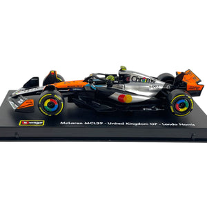 Bburago 1:43 Scale Mclaren MCL39 #4 Norris British GP Model Car