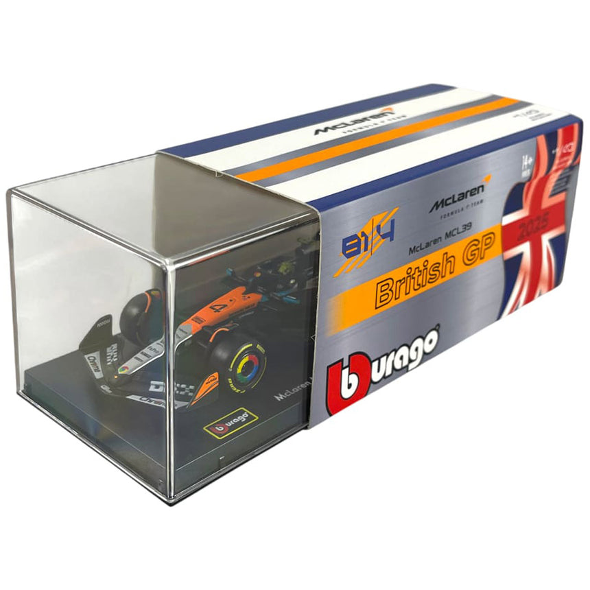 Bburago 1:43 Scale Mclaren MCL39 #4 Norris British GP Model Car