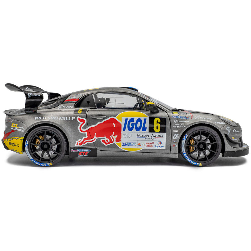 Solido 1:18 Alpine A110 #6 WINNER MONT BLANC 2024 S.LOEB L.GODEY Model Car