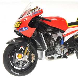 Minichamps 1:12 Valentino Rossi VR46 Moto GP Ducati Diecast Model Bike