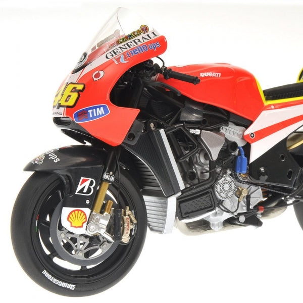 Minichamps 1:12 Valentino Rossi VR46 Moto GP Ducati Diecast Model Bike
