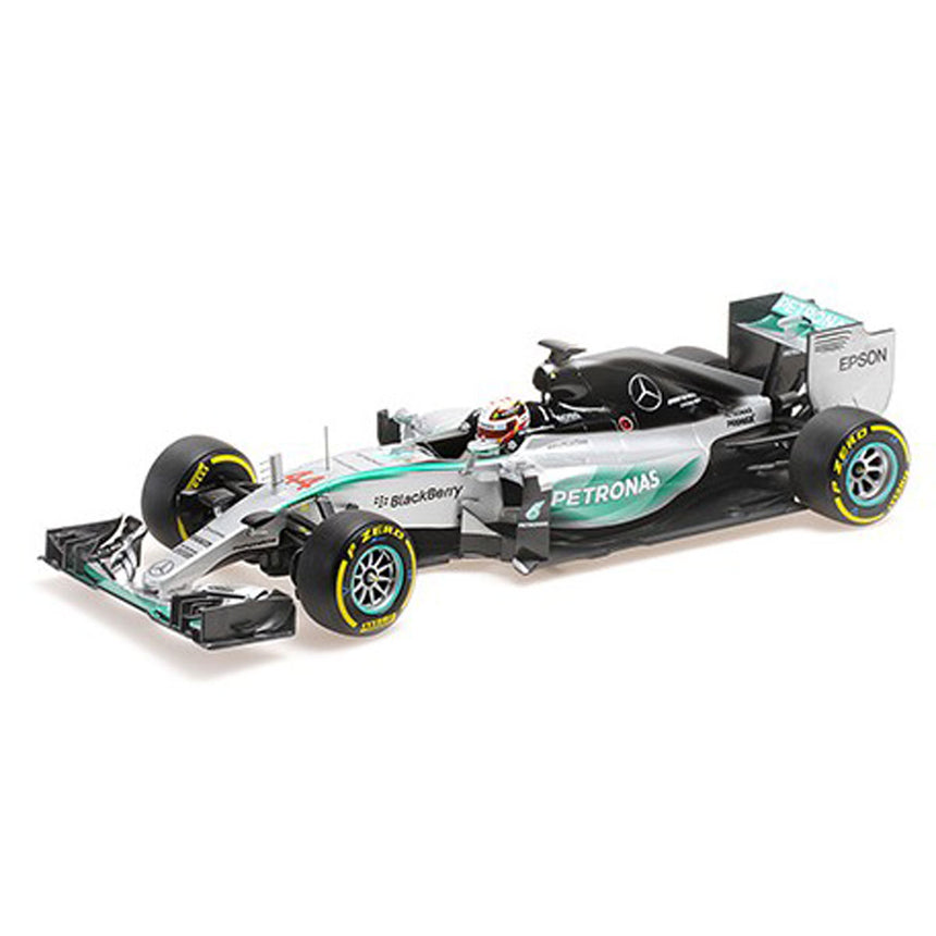 Minichamps 1:18 Scale Mercedes Lewis Hamilton #44 World Champion 2015 Model