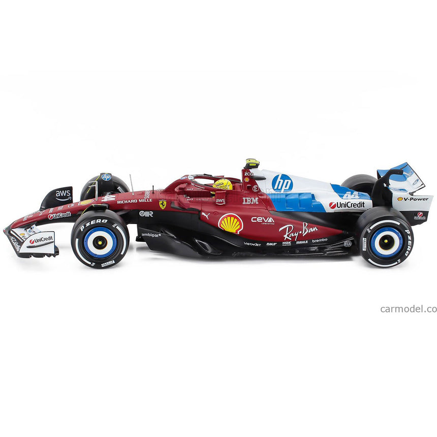 Bburago 1:18 Scale Ferrari SF25 Lewis Hamilton #44 Miami 2025 Model Car & Case